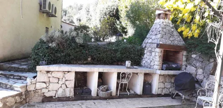 Création d'un four extérieur en pierre à Grasse, Grasse, Dos Reis Construction