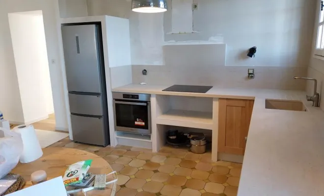 Rénovation d'une cuisine d'un appartement à Cagnes-sur-Mer, Grasse, Dos Reis Construction